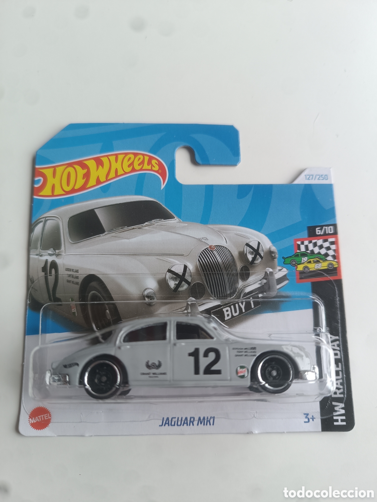 Carros em escala Hot Wheels: HOT WHEELS JAGUAR MK1 (2). COCHE COLECCION 1/64 HW RACE DAY 2024.