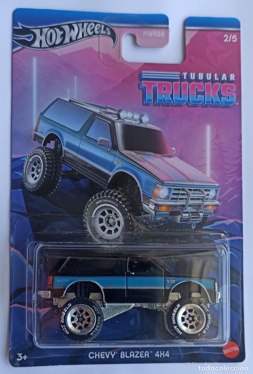 Coches a escala Hot Wheels: HOT WHEELS CHEVY BLAZER 4x4. TUBULAR TRUCKS.