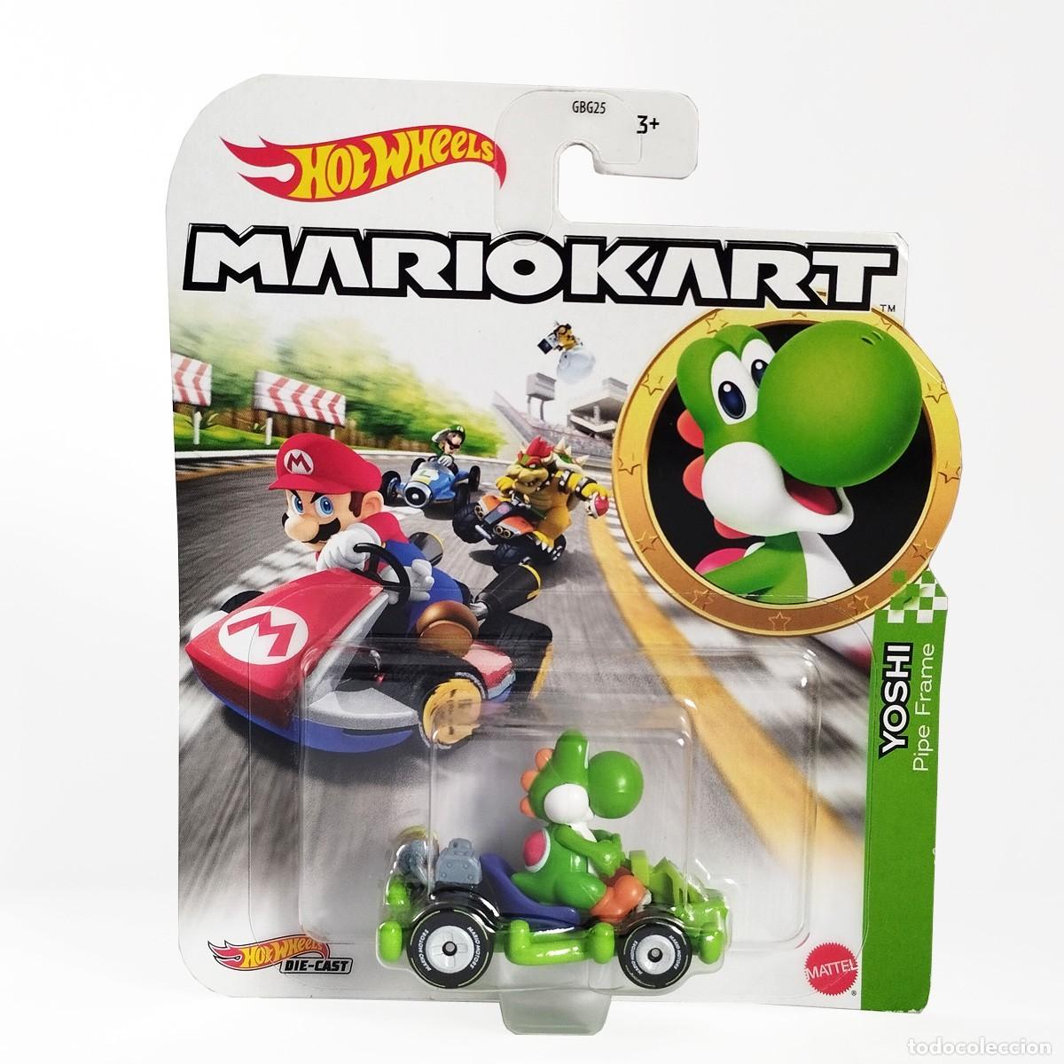 Coches a escala Hot Wheels: Mario Kart Yoshi Pipe Frame-Hot Wheels - Foto 1