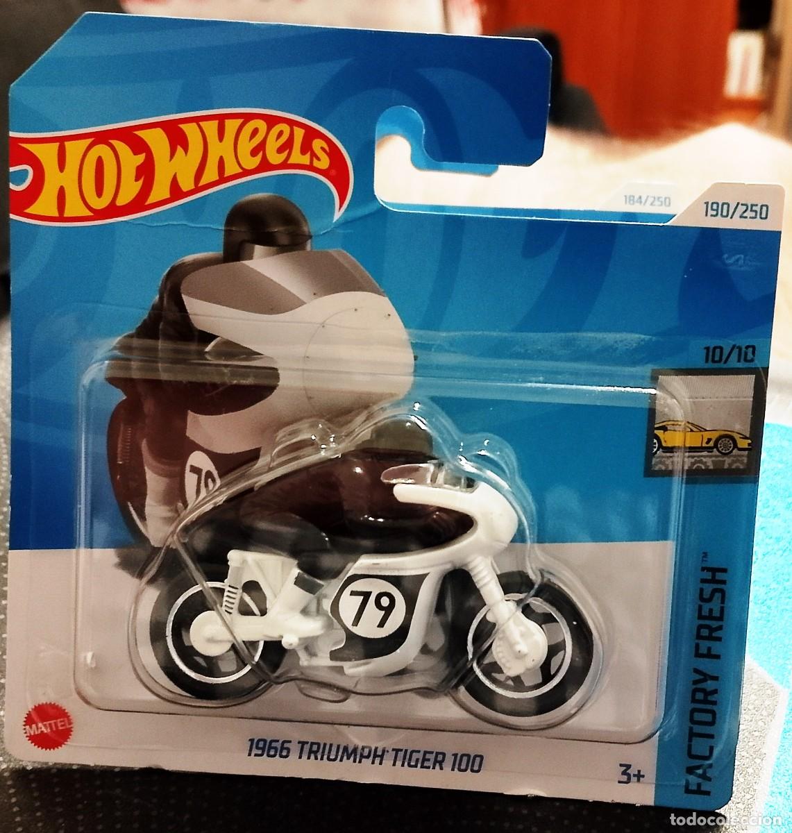 Coches a escala Hot Wheels: Hot wheels Triumph Tiger 100 1966 - Foto 1