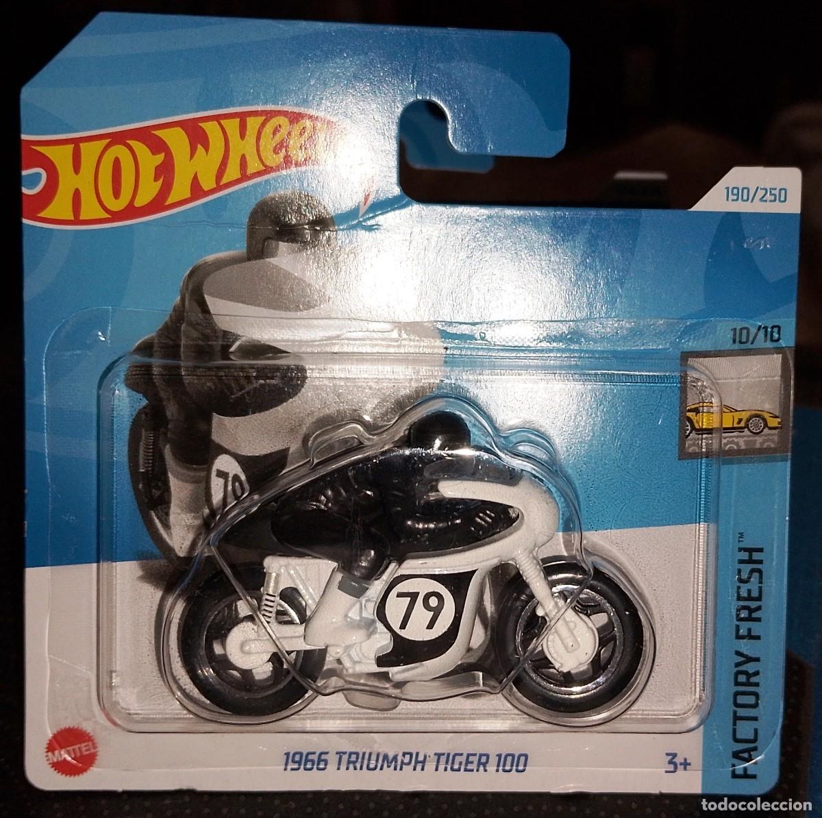 Coches a escala Hot Wheels: Hot wheels Triumph Tiger 100 1966 - Foto 3