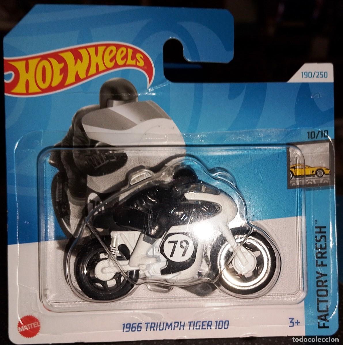 Coches a escala Hot Wheels: Hot wheels Triumph Tiger 100 1966 - Foto 4