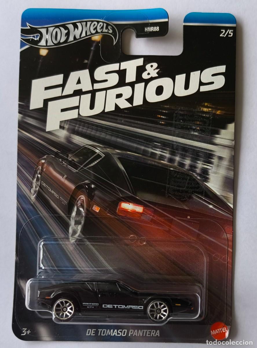 Coches a escala Hot Wheels: HOT WHEELS. DE TOMASO PANTERA. FAST & FURIOUS. (2)