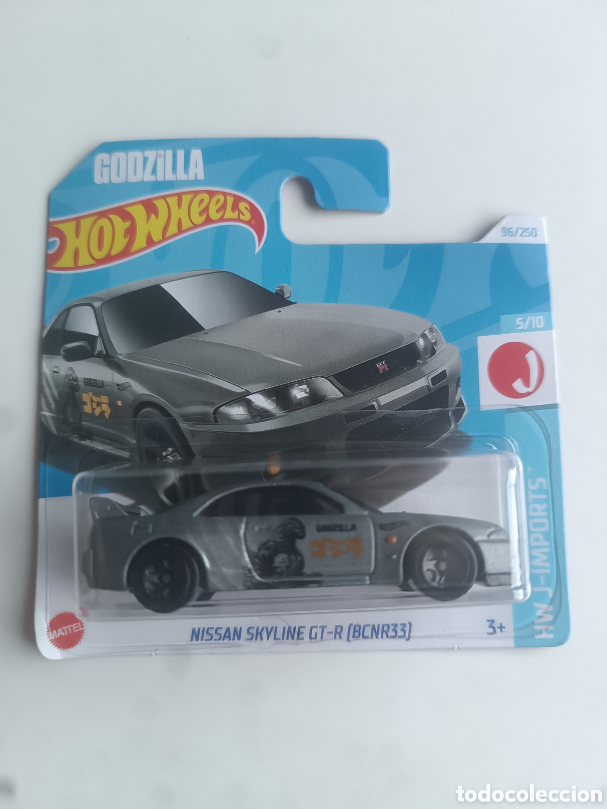 Coches a escala Hot Wheels: HOT WHEELS NISSAN SKYLINE GT-R R33 GRIS. COCHE COLECCION 1/64 HW J-IMPORTS 2024.