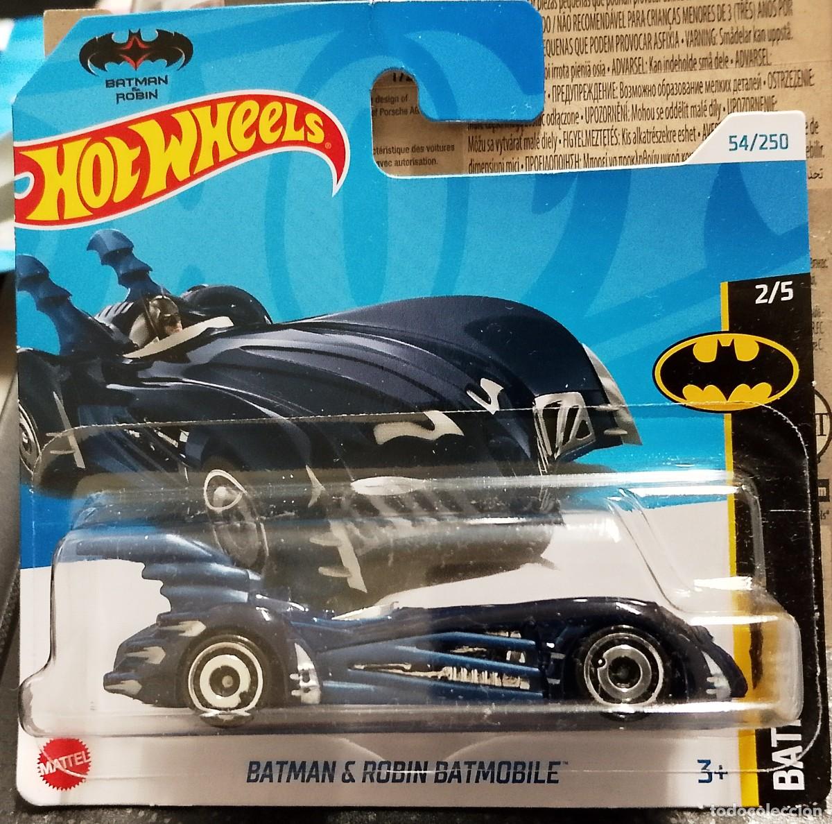 Coches a escala Hot Wheels: Hot wheels Batmobile Azul - Batman & Robin - Foto 1