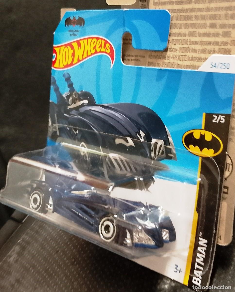 Coches a escala Hot Wheels: Hot wheels Batmobile Azul - Batman & Robin - Foto 3