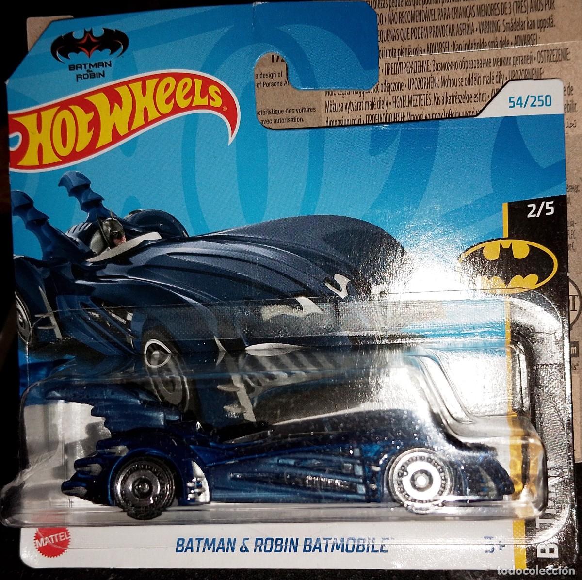 Coches a escala Hot Wheels: Hot wheels Batmobile Azul - Batman & Robin - Foto 4