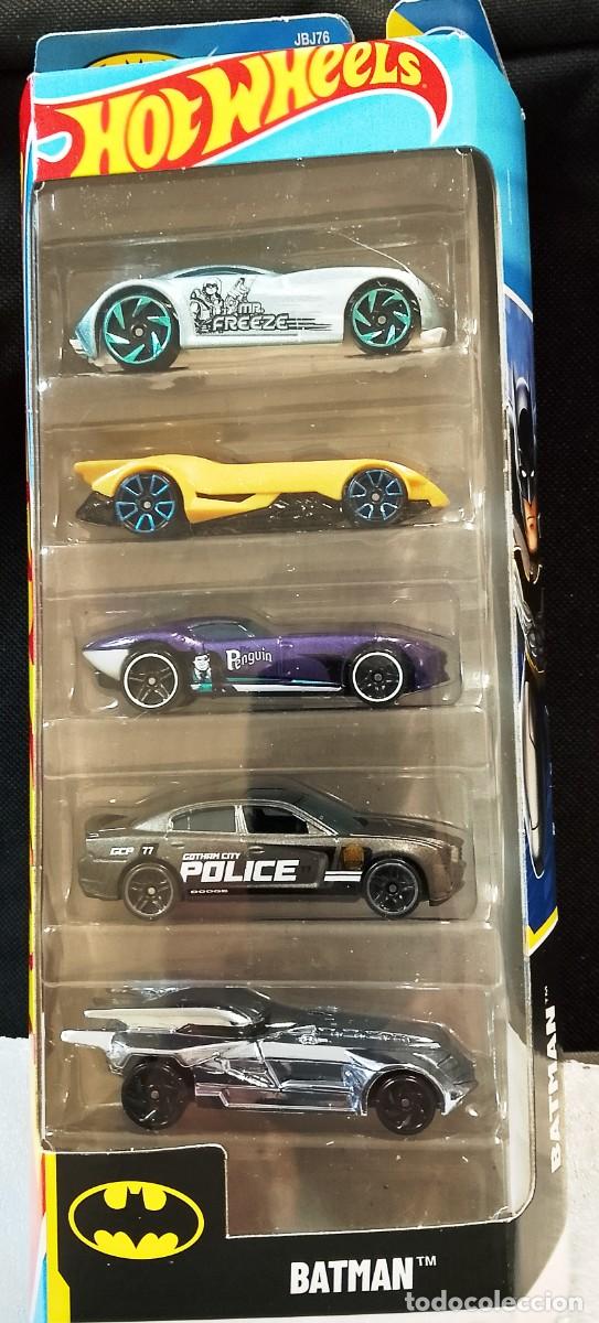 Coches a escala Hot Wheels: Hot wheels Pack 5 Batman - Foto 1