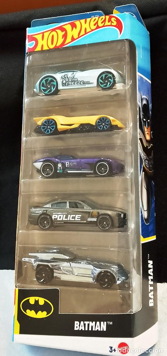 Coches a escala Hot Wheels: Hot wheels Pack 5 Batman - Foto 3
