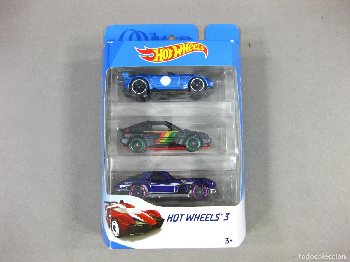 Coches a escala Hot Wheels: PACK DE 3 COCHES HOT WHEELS 3. K5904. 2018 - Foto 1