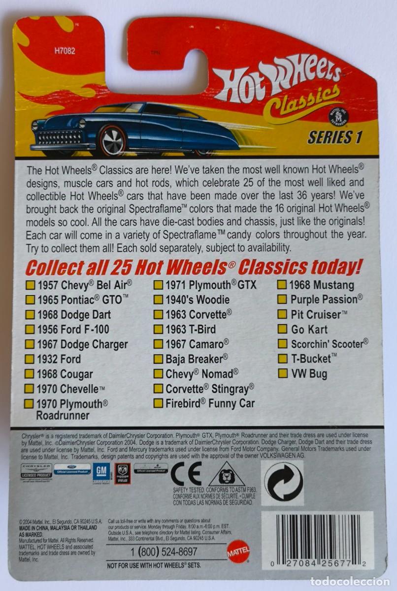 Coches a escala Hot Wheels: HOT WHEELS CLASSICS. CORVETTE STINGRAY. SERIES 1. - Foto 3