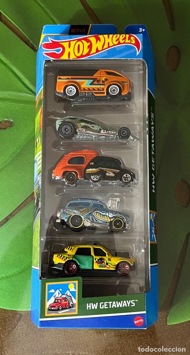 Coches a escala Hot Wheels: Pack 5 HW Getaways Hot Wheels - Foto 1