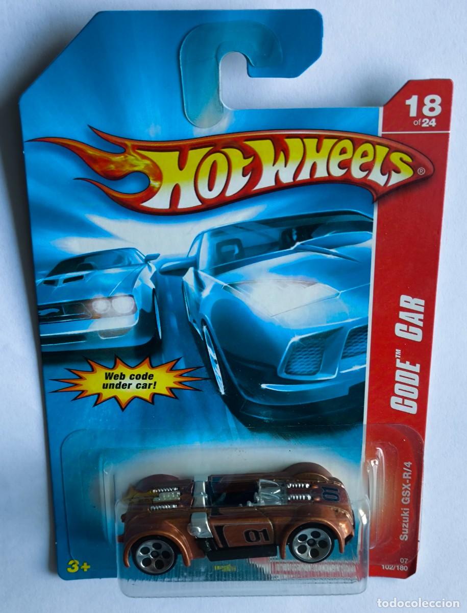 Coches a escala Hot Wheels: HOT WHEELS CODE CAR 18. SUZUKI GSX-R/4. - Foto 2