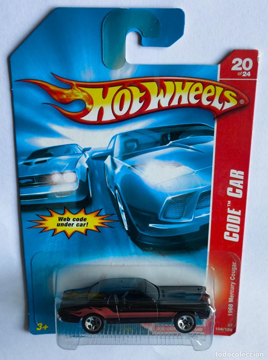 Coches a escala Hot Wheels: HOT WHEELS CODE CAR 20. 1968 MERCURY COUGAR. - Foto 2