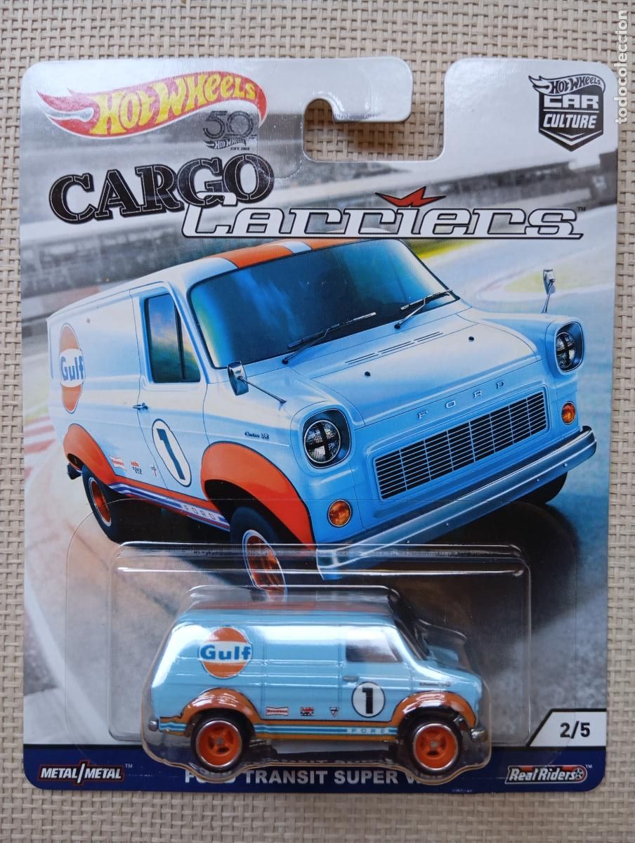 Auto in scala Hot Wheels: Hot Wheels Ford Transit Super Van A&ntilde;o 2018