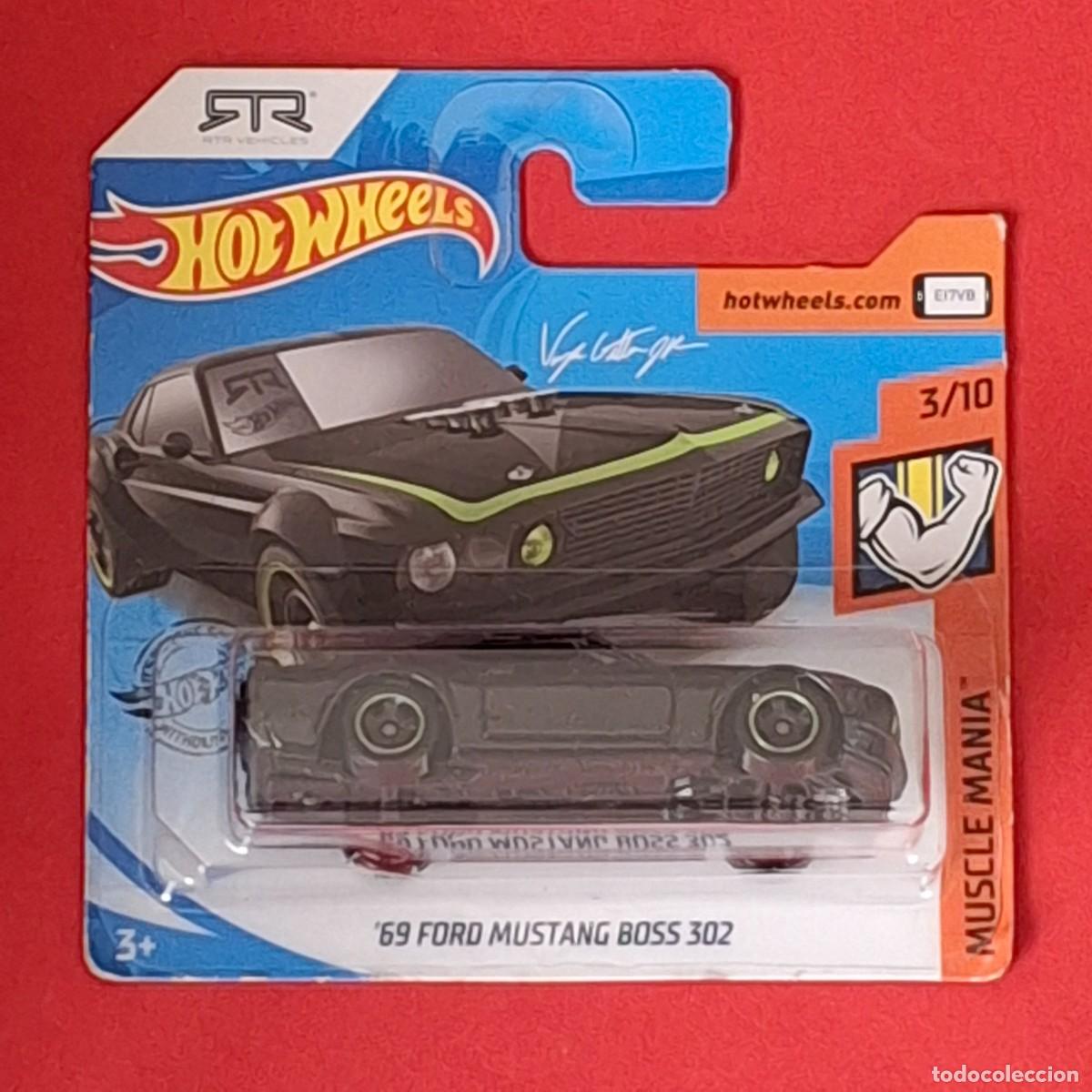 Modellautos Hot Wheels: HOT WHEELS 2020 210/250 - &acute;69 FORD MUSTANG BOSS - MUSCLE MANIA 3/10 - NUEVO EN BLISTER - ESCALA 1:64