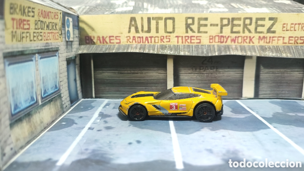 Coches a escala Hot Wheels: HOT WHEELS - Corvette C7R - Foto 3