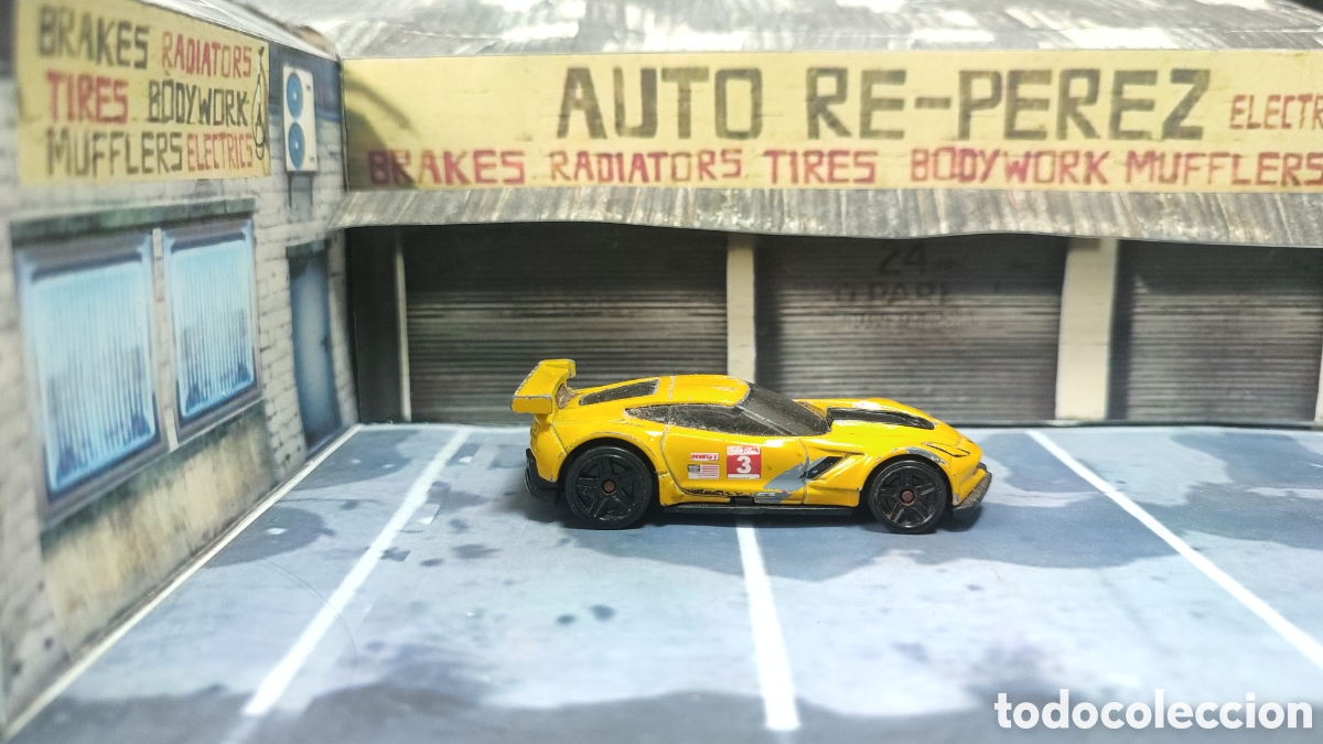 Coches a escala Hot Wheels: HOT WHEELS - Corvette C7R - Foto 4