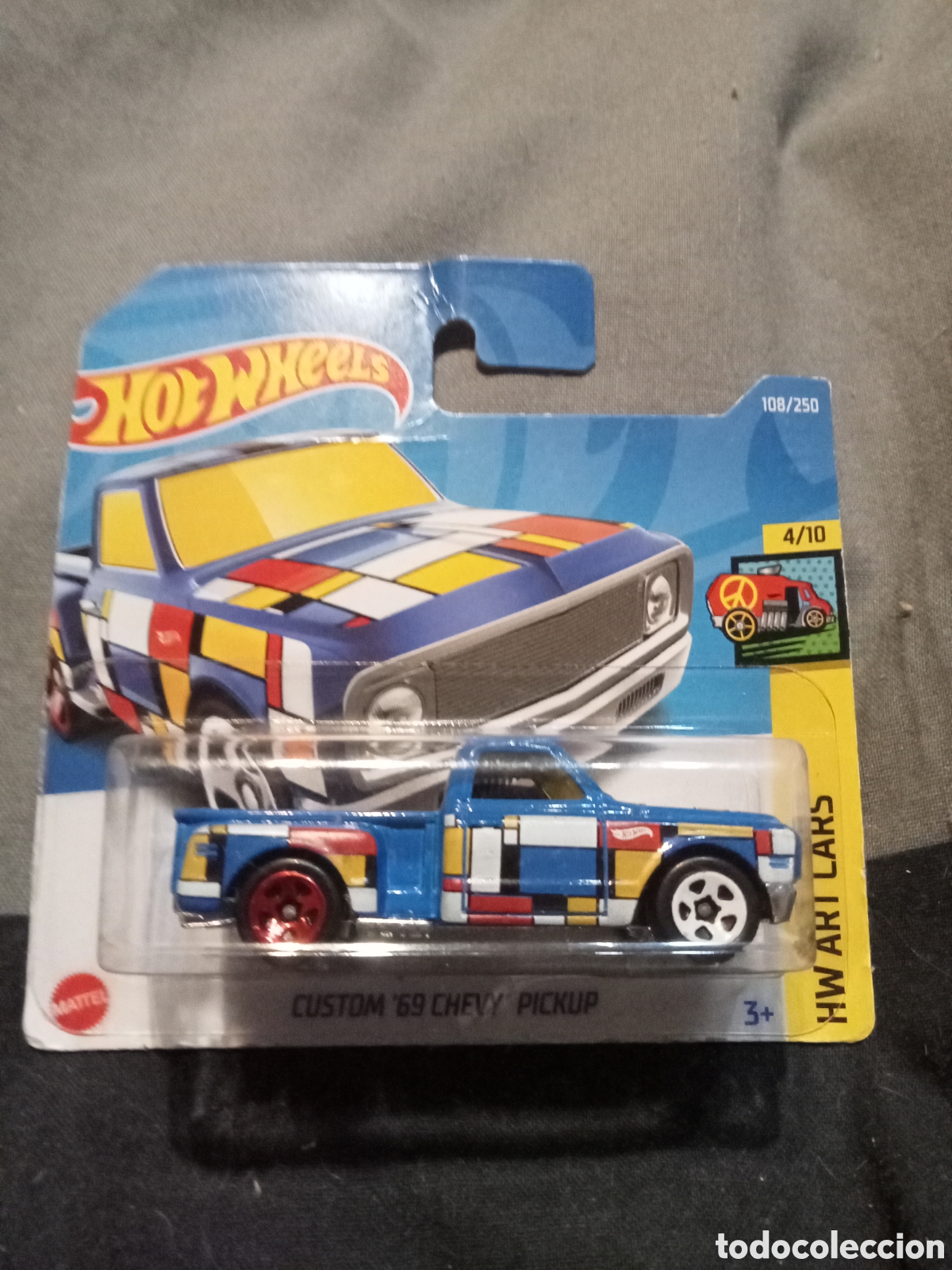 Coches a escala Hot Wheels: Hot Wheels Custom 69 Chevy pickup - Foto 1