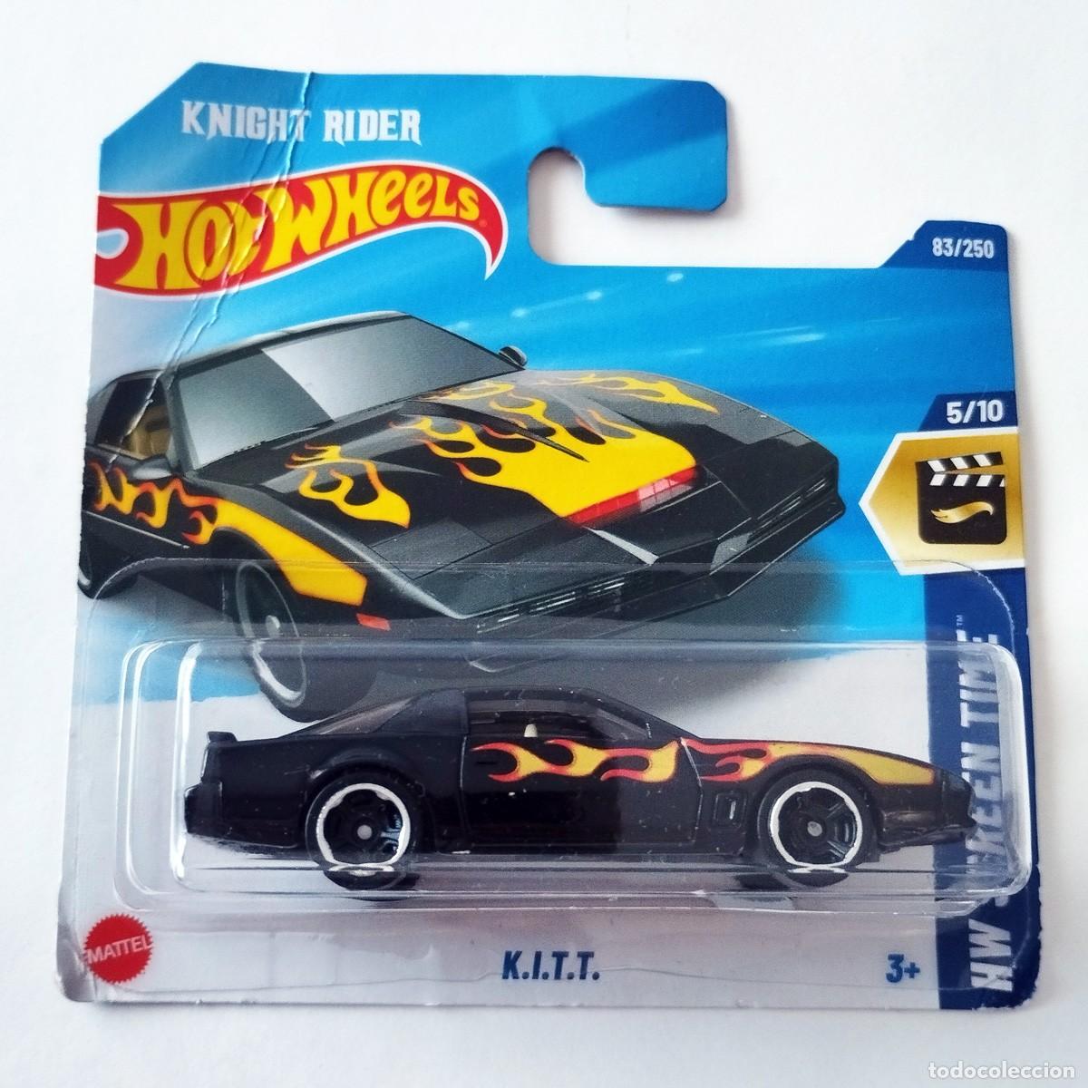 Coches a escala Hot Wheels: K.I.T.T. Flames HW SCREEN TIME 2025-Hot Wheels