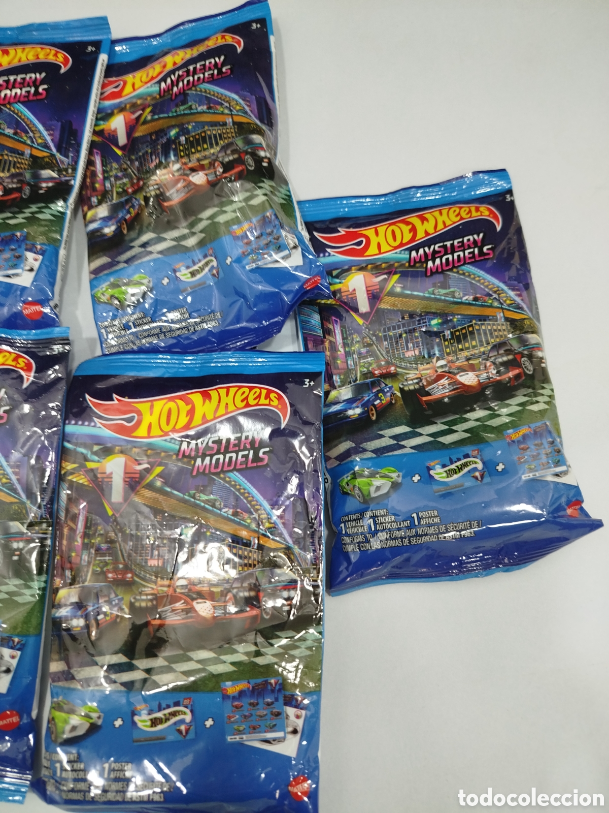 Coches a escala Hot Wheels: 5 sobres Hot wheels sin abrir - Foto 3