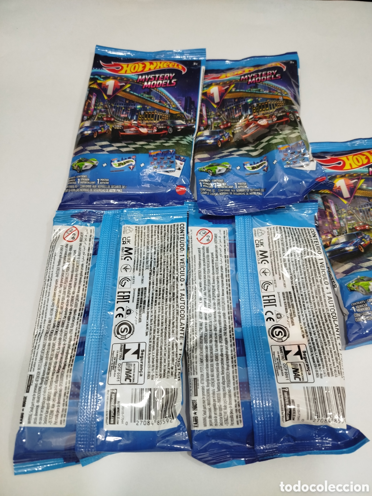 Coches a escala Hot Wheels: 5 sobres Hot wheels sin abrir - Foto 4