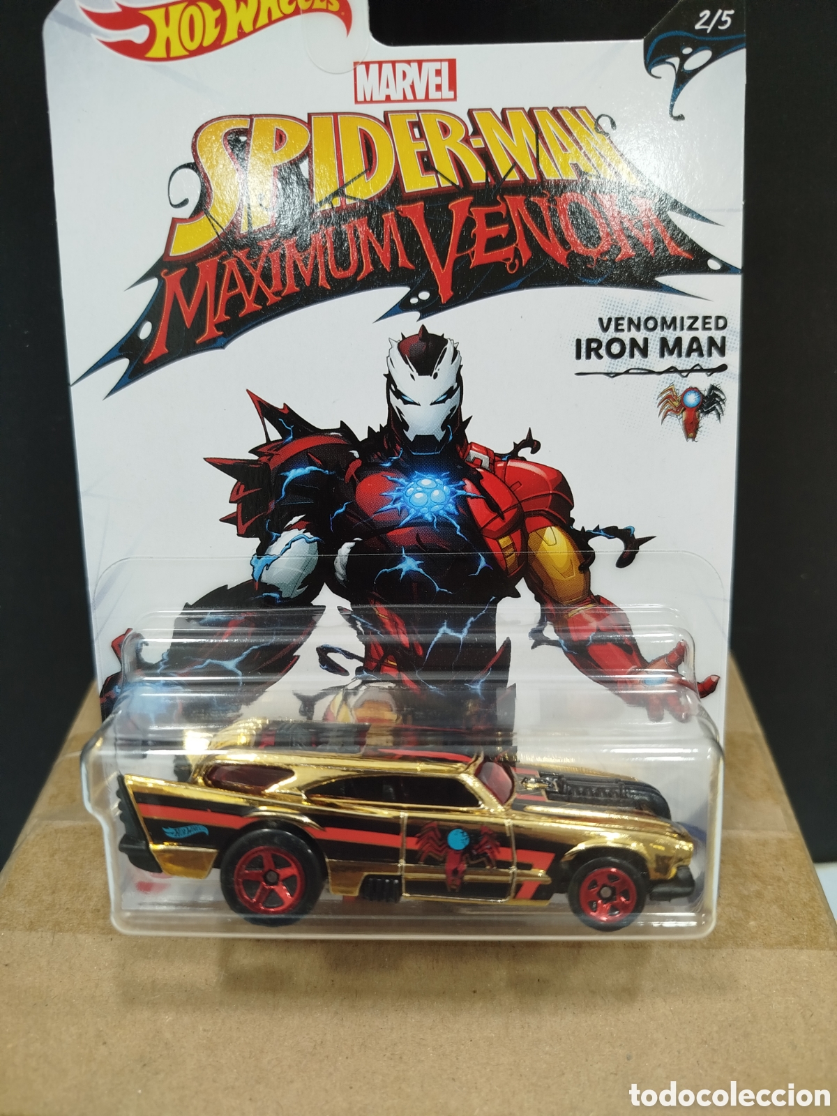 Coches a escala Hot Wheels: Hot wheels Marvel Spiderman Iron Man Jack Hammer - Foto 2