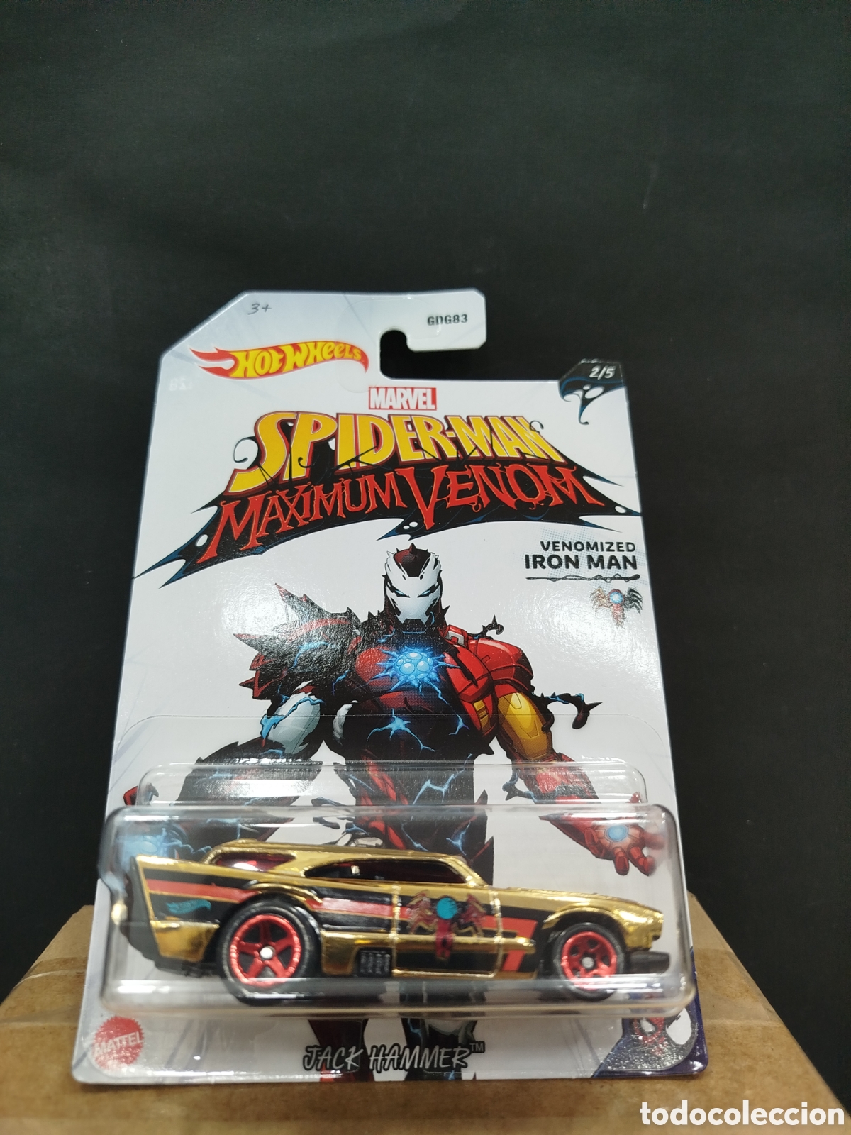 Coches a escala Hot Wheels: Hot wheels Marvel Spiderman Iron Man Jack Hammer - Foto 1