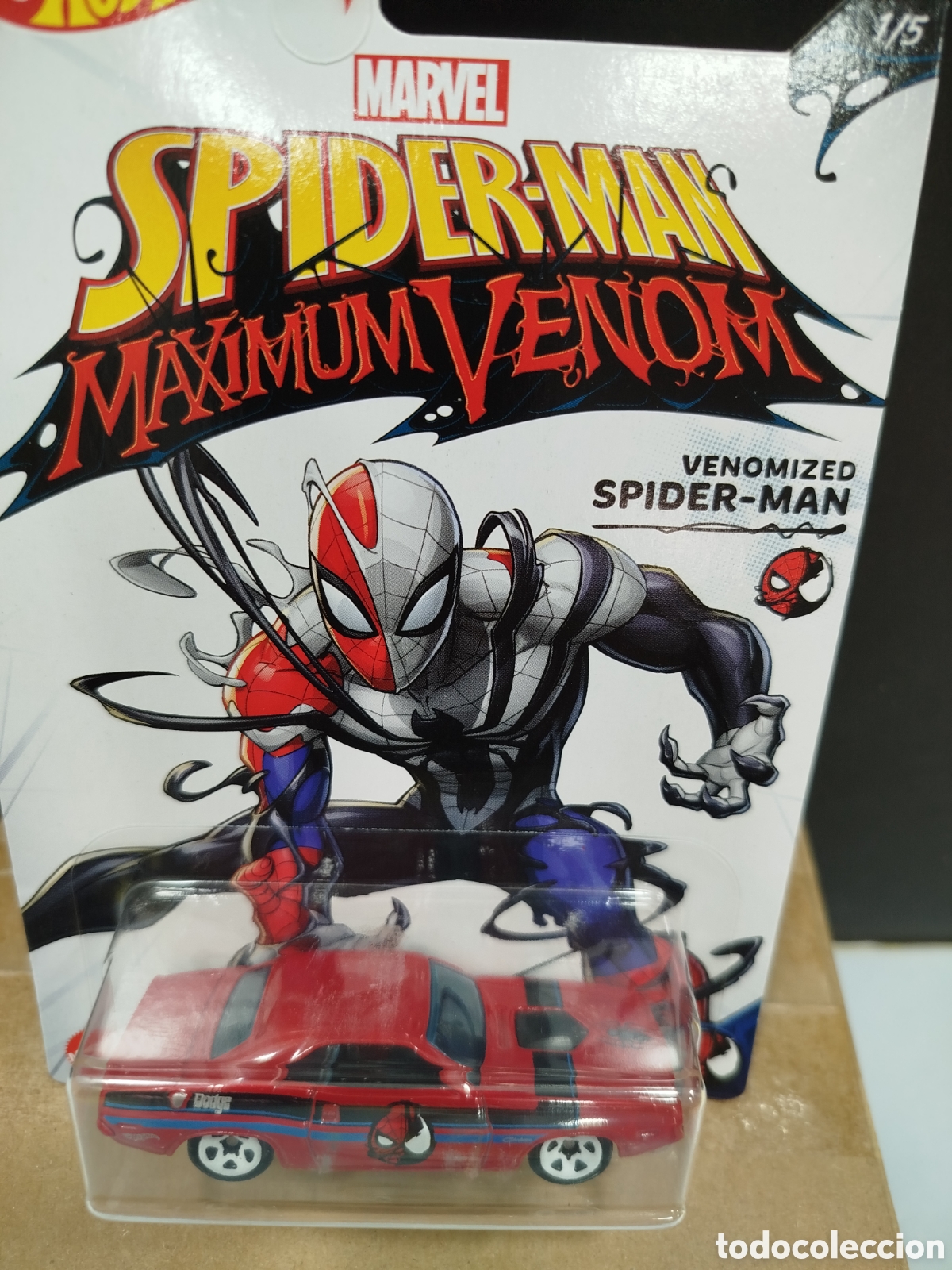 Coches a escala Hot Wheels: Hot wheels Marvel Spiderman Dodge Heme - Foto 2