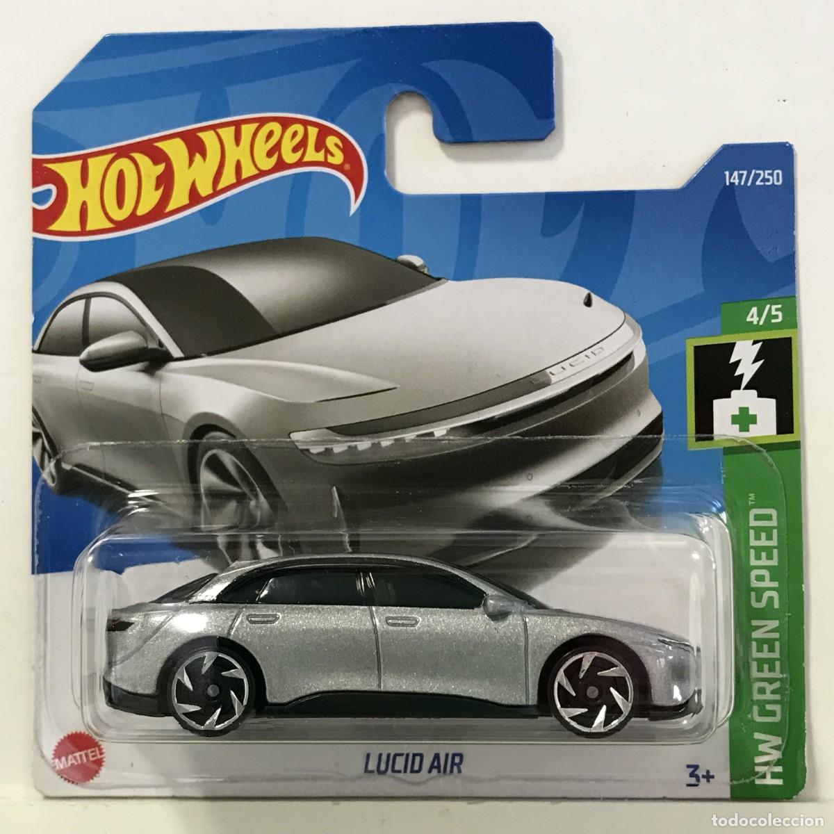 Model cars Hot Wheels: HOT WHEELS LUCID AIR GRIS (9), HOTWHEELS HW