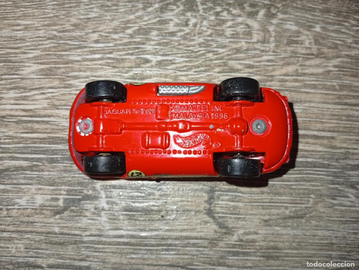 Coches a escala Hot Wheels: Coche Jaguar D-type hot wheels 1996 - Foto 9