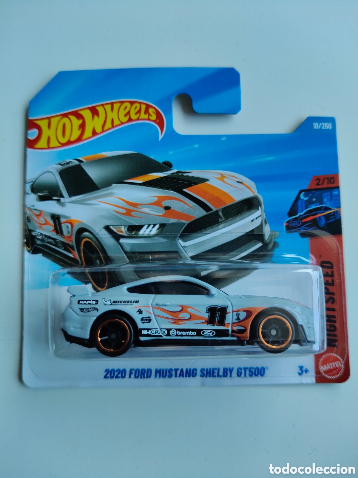 Voitures miniatures Hot Wheels: HOT WHEELS 2020 FORD MUSTANG SHLEBY GT500 GRIS. COCHE COLECCION 1/64 MUSTANG 2025.