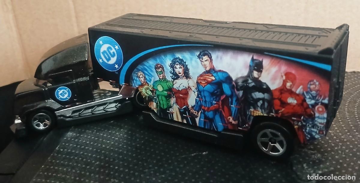 Coches a escala Hot Wheels: Hot wheels Hyper Hauler Truck DC COMICS - Foto 9