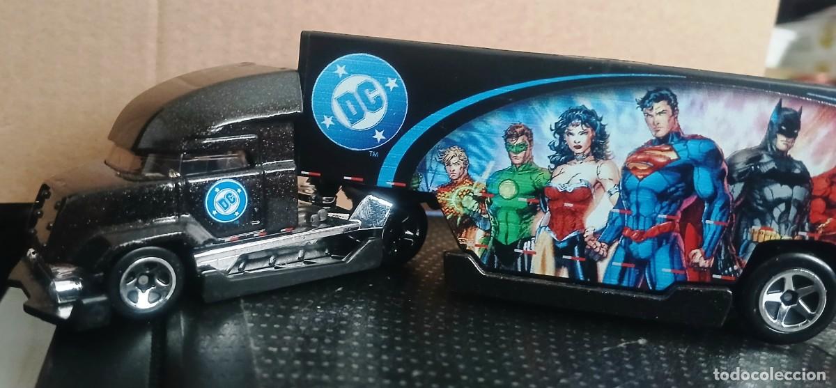 Coches a escala Hot Wheels: Hot wheels Hyper Hauler Truck DC COMICS - Foto 11