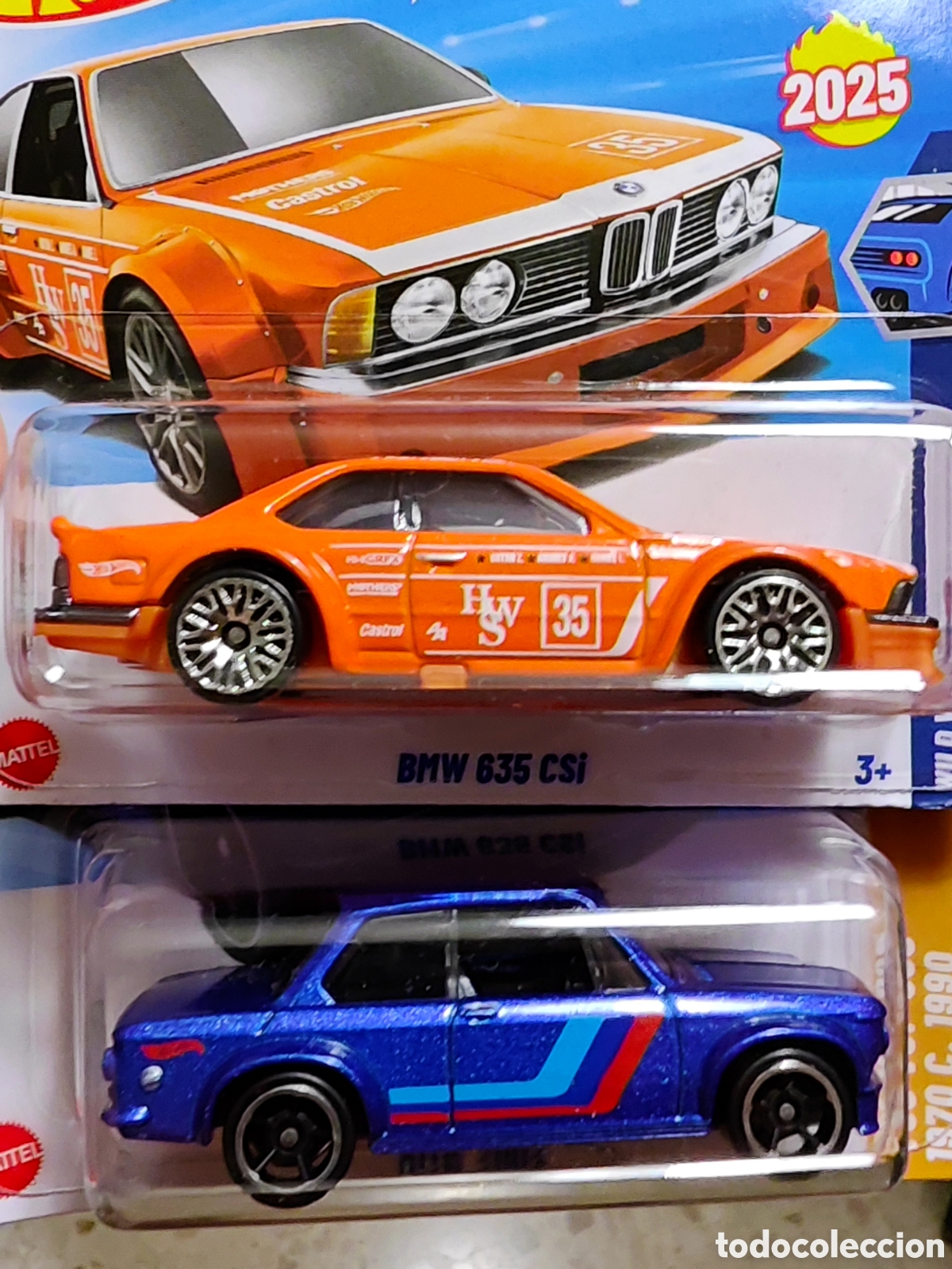 Coches a escala Hot Wheels: Pack BMW 365 CSi & BMW 2002 - Foto 1