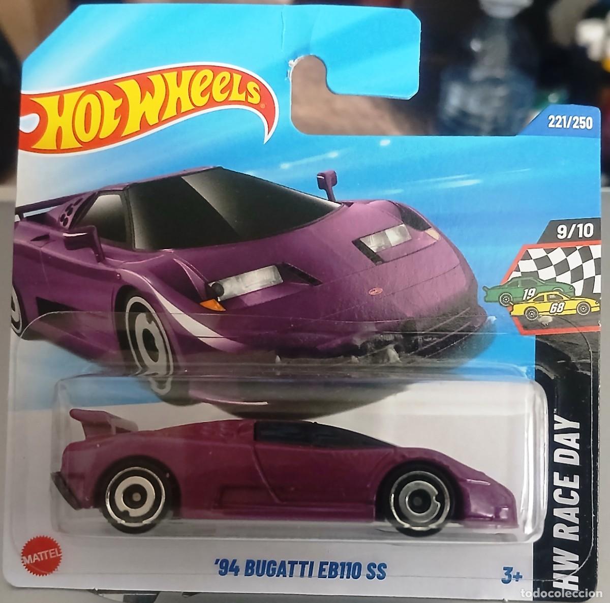 Coches a escala Hot Wheels: Hot wheels Bugatti EB 110 SS 1994 - Foto 3