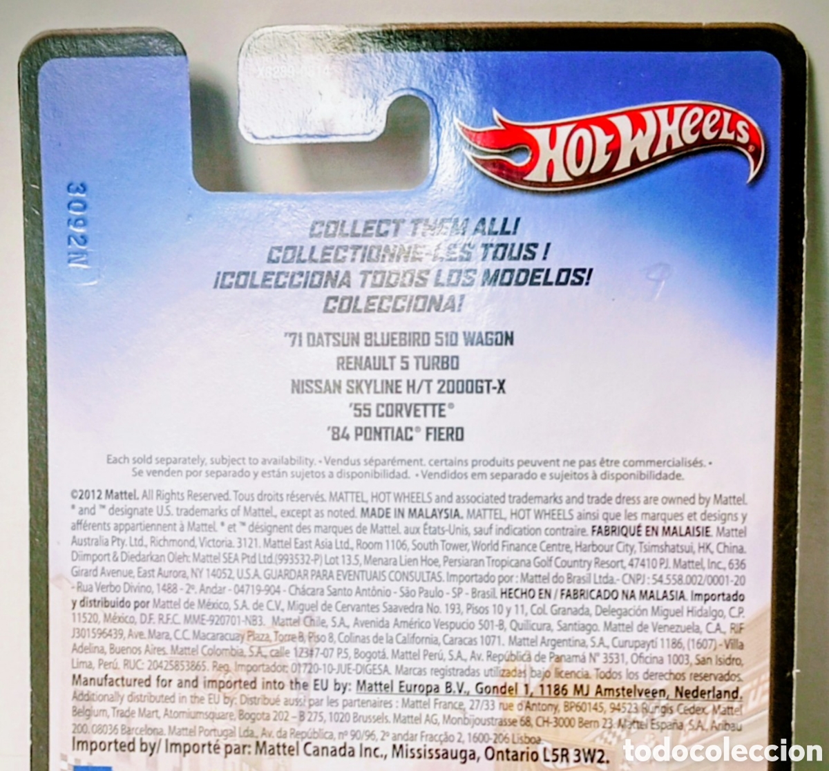 Coches a escala Hot Wheels: CORVETTE 55 - HOT WHEELS BULEVARD 2012- # wv - Foto 6