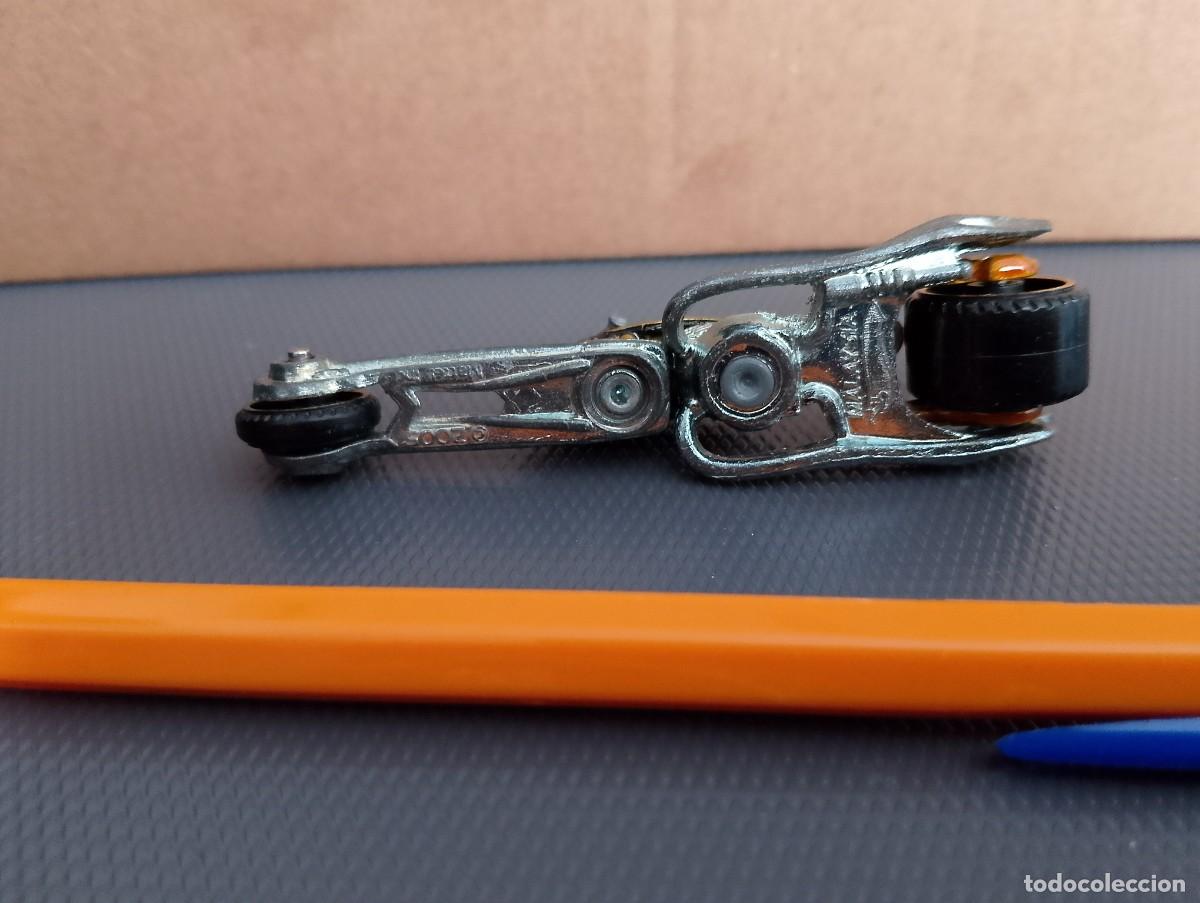 Coches a escala Hot Wheels: Hot wheels moto custom marr&oacute;n - Foto 7