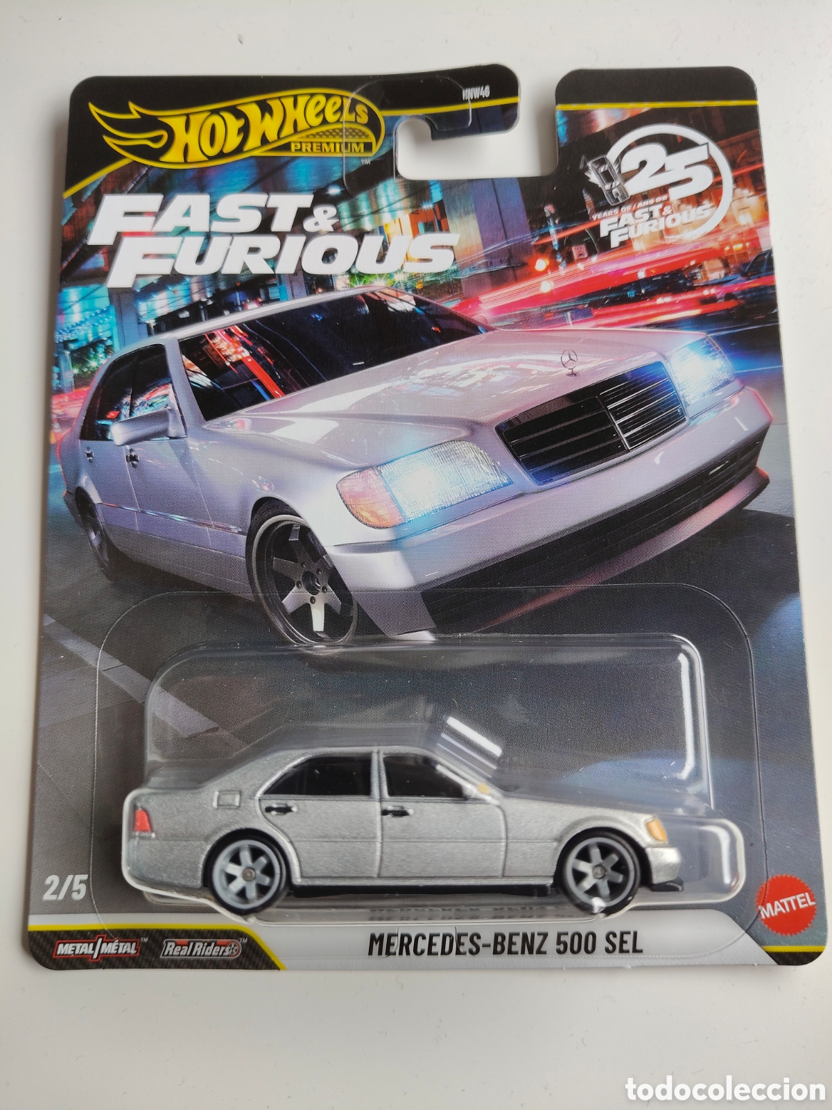 Modellautos Hot Wheels: HOT WHEELS PREMIUM MERCEDES-BENZ 500 SEL. COCHE COLECCION 25 YEARS OF FAST AND FURIOUS 2026.