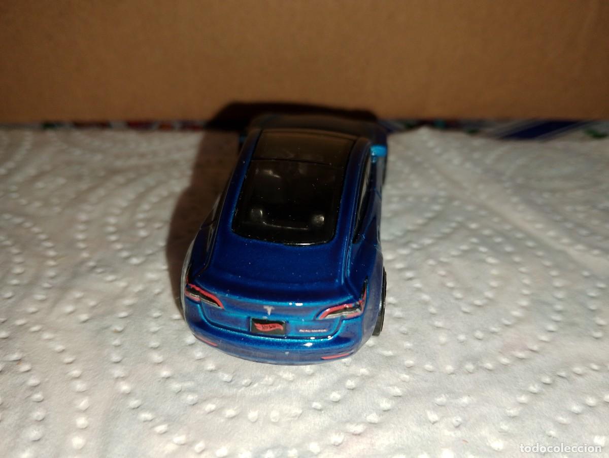Coches a escala Hot Wheels: Hot wheels Tesla model 3 - Foto 2