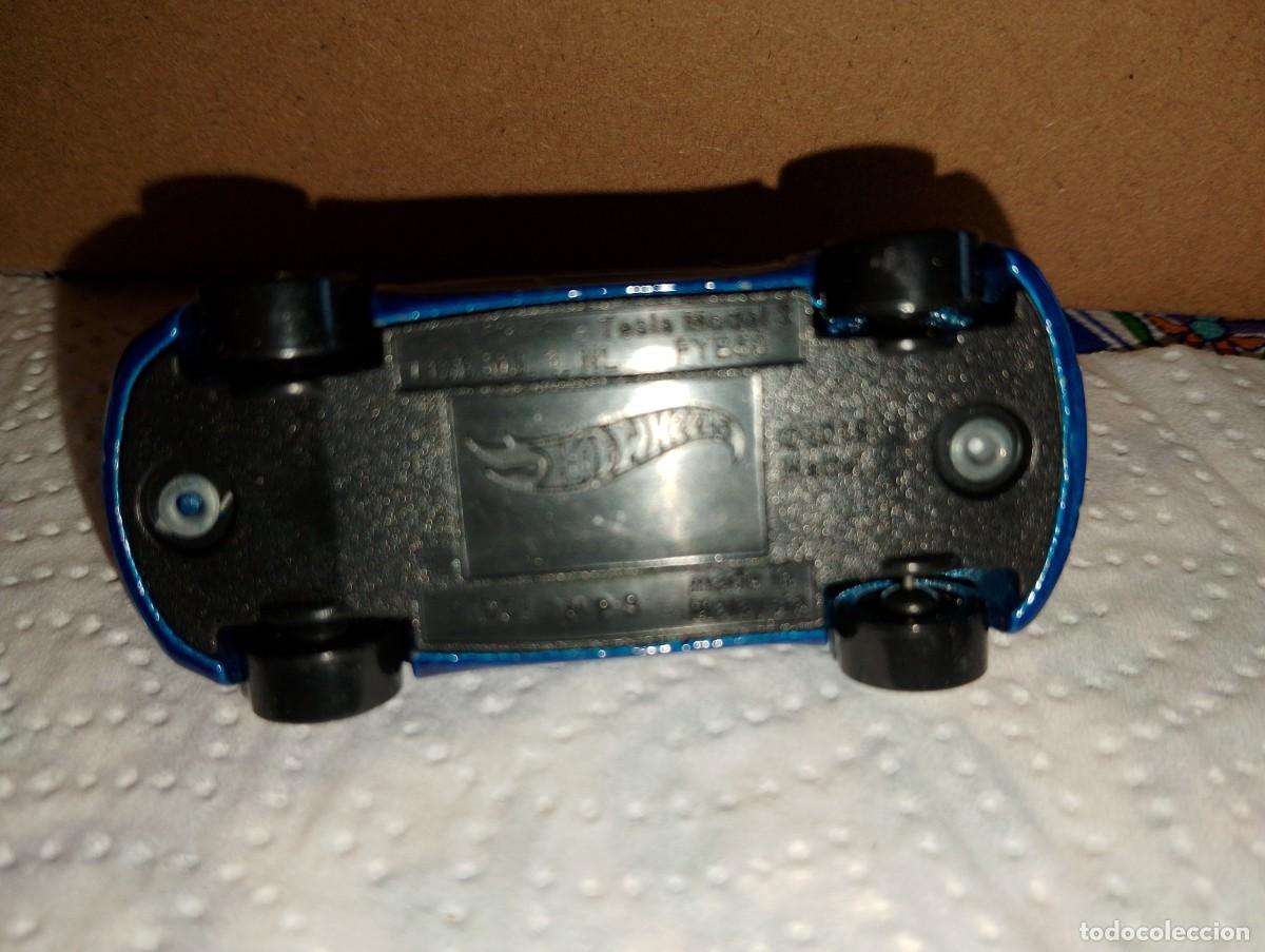 Coches a escala Hot Wheels: Hot wheels Tesla model 3 - Foto 9