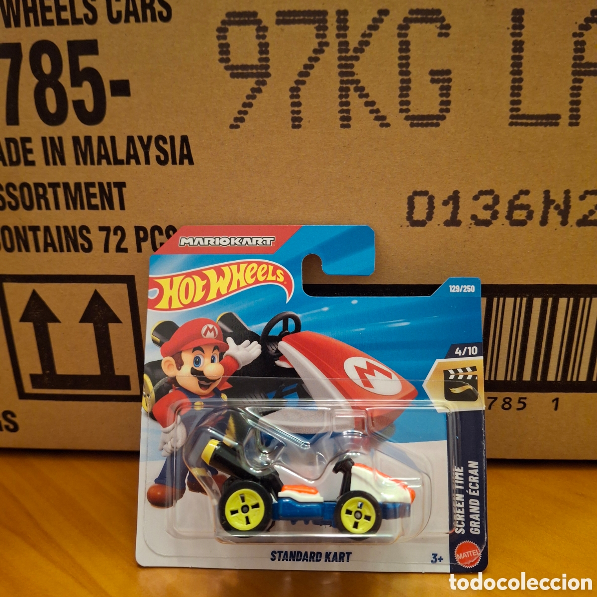 Coches a escala Hot Wheels: HOT WHEELS 2026 129/250 - STANDARD KART MARIOKART SUPER MARIO BROS - NUEVO EN BLISTER - ESCALA 1/64