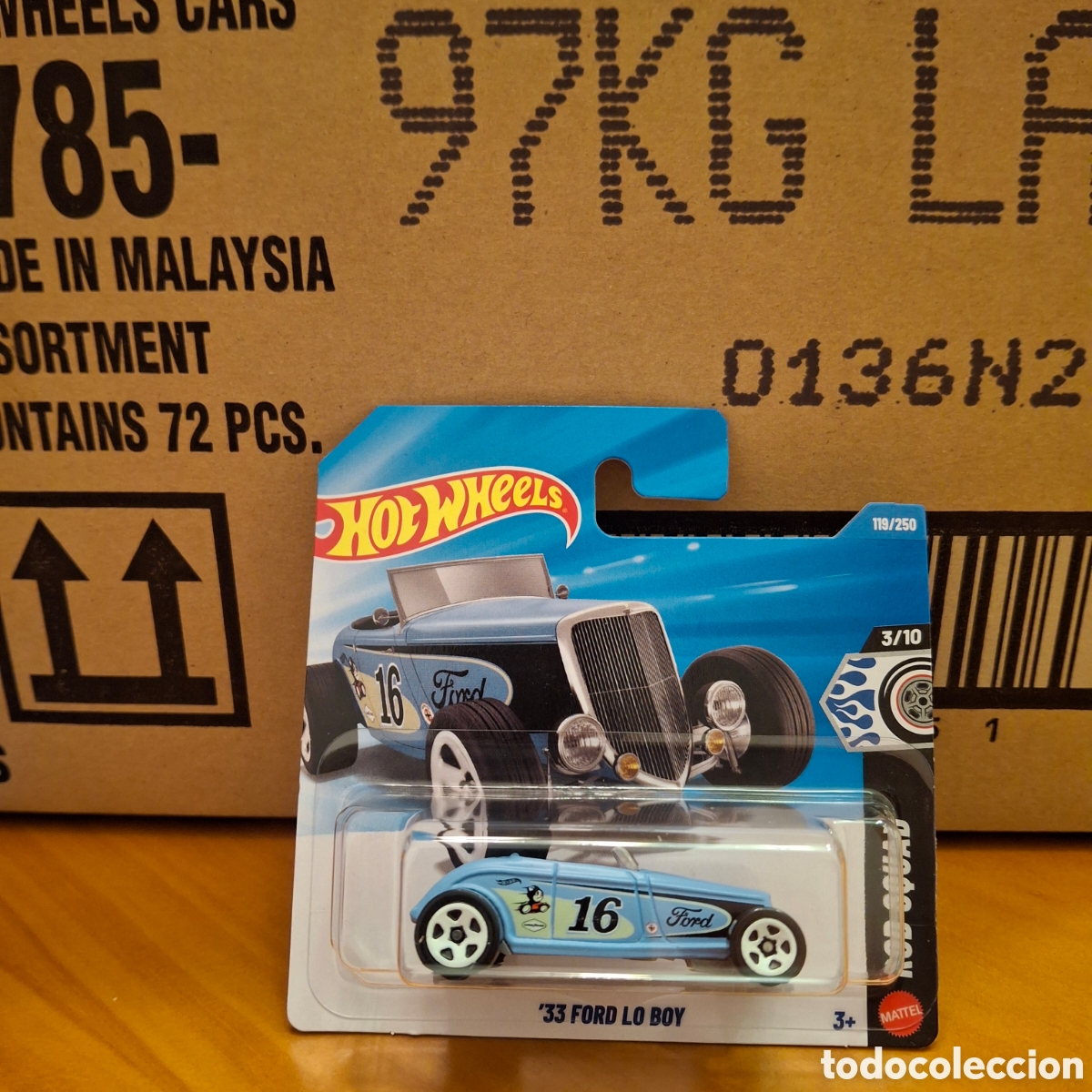 Coches a escala Hot Wheels: HOT WHEELS 2026 5/250 - PASS&acute;N GO 90 A&Ntilde;OS MONOPOLY - NUEVO EN BLISTER - ESCALA 1/64