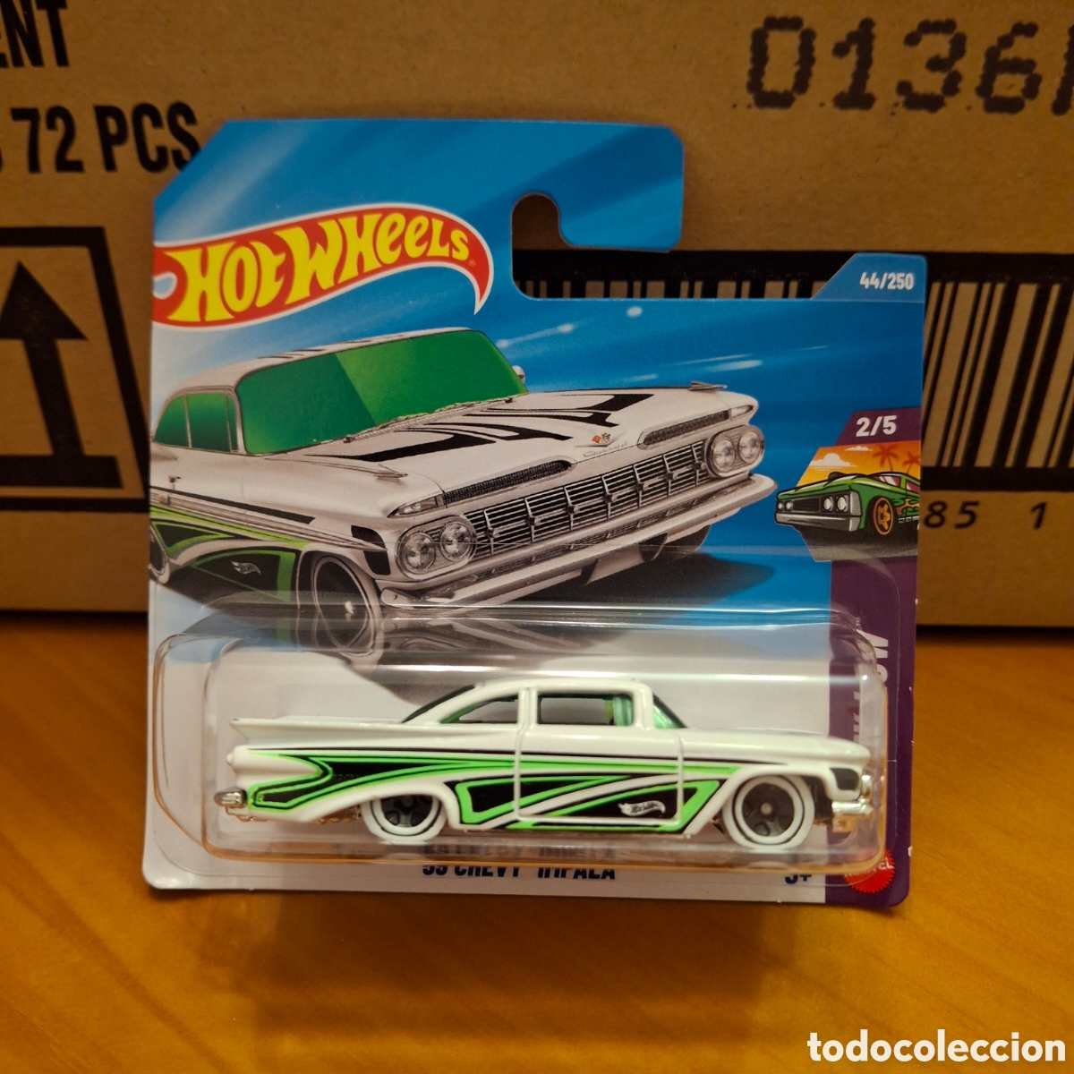 Coches a escala Hot Wheels: HOT WHEELS 2026 44/250 - '59 CHEVY IMPALA - NUEVO EN BLISTER - ESCALA 1/64