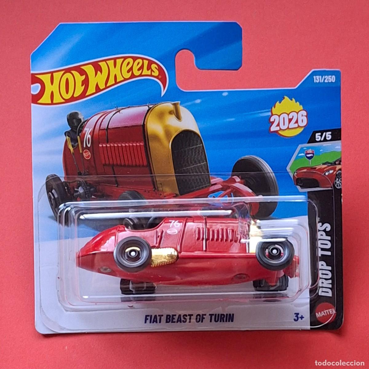 Carros em escala Hot Wheels: HOT WHEELS 2026 131/250 - FIAT BEAST OF TURIN - NUEVO EN BLISTER - ESCALA 1/64