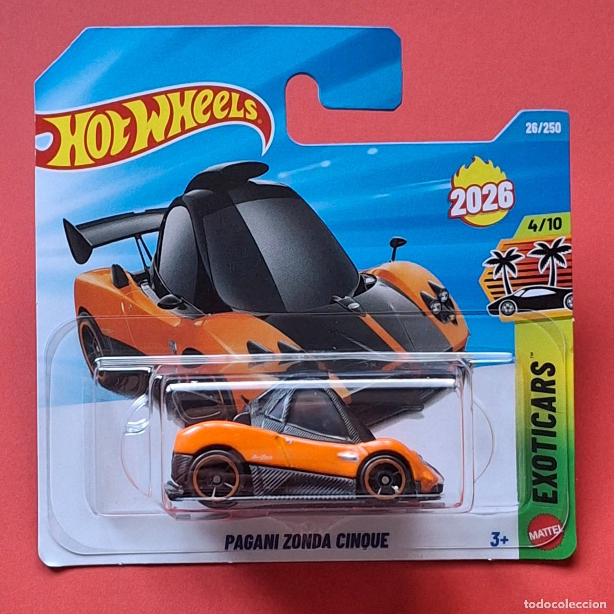 Coches a escala Hot Wheels: HOT WHEELS 2026 26/250 - PAGANI ZONDA CINQUE - NUEVO EN BLISTER - ESCALA 1/64