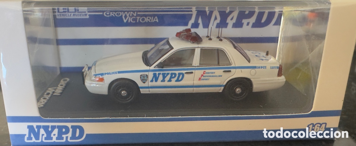 Coches a escala Hot Wheels: Ford crown victoria policia NYPD