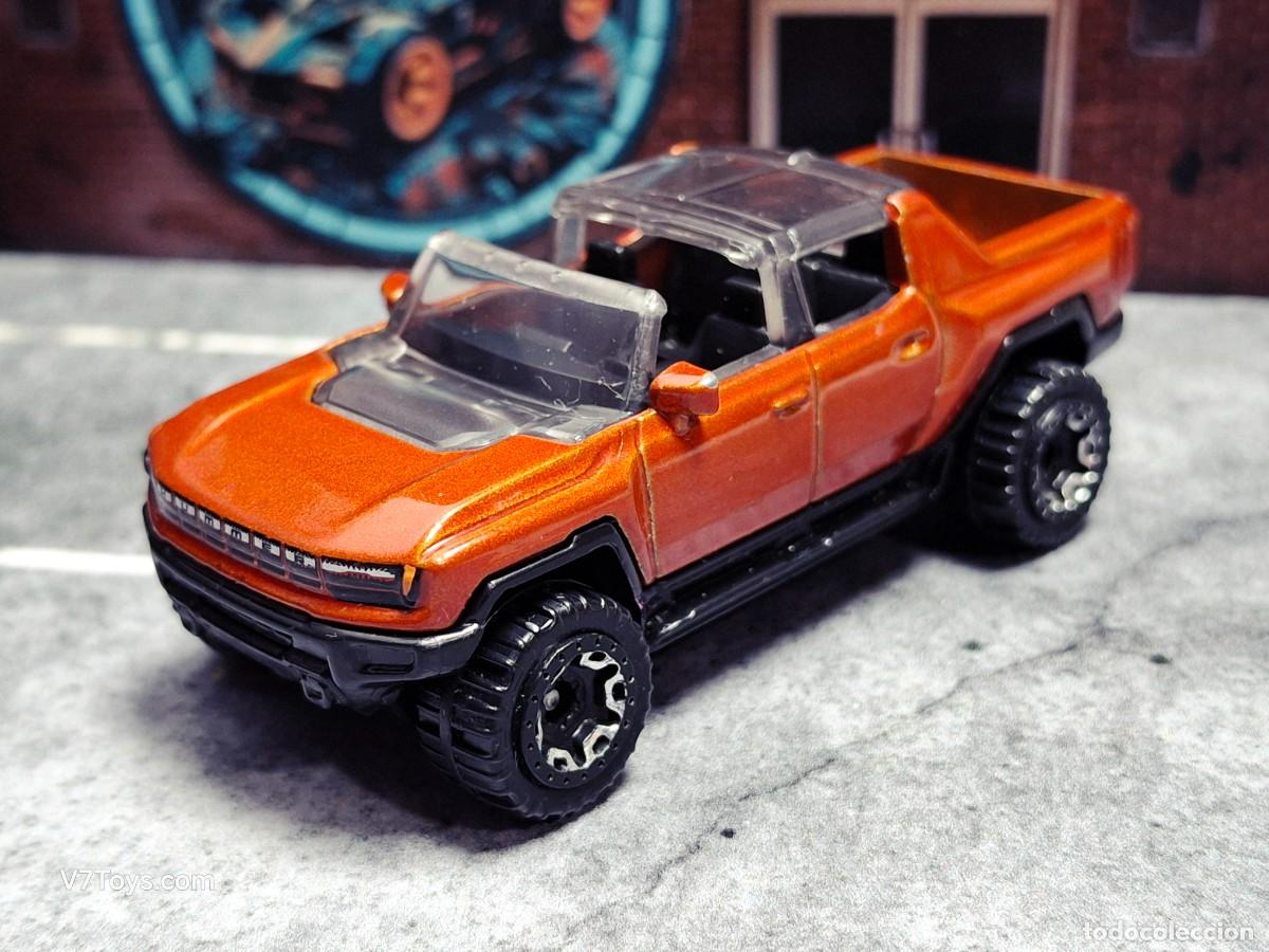 Coches a escala Hot Wheels: GMC Hummer EV Hot Wheels 2022 New Model HW Green Speed Mattel
