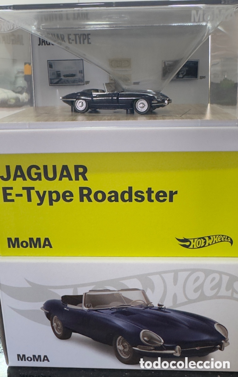 Coches a escala Hot Wheels: Hot Wheels Jaguar E-Type Roadster MoMA
