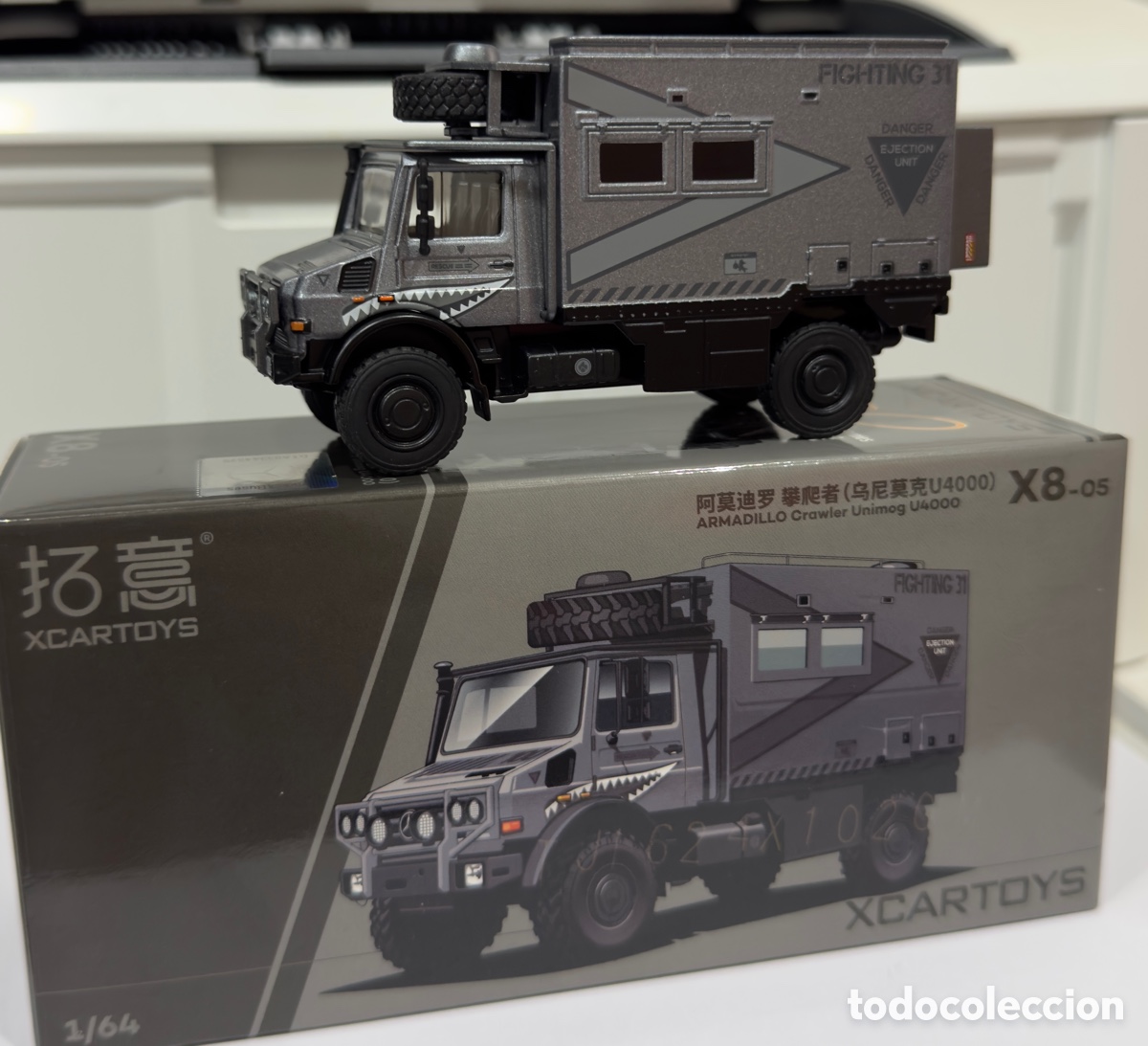 Coches a escala Hot Wheels: Camper Unimog Xc-Toys 1/64